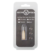 Load image into Gallery viewer, 9mm Cartridge Red Laser Bore Sight