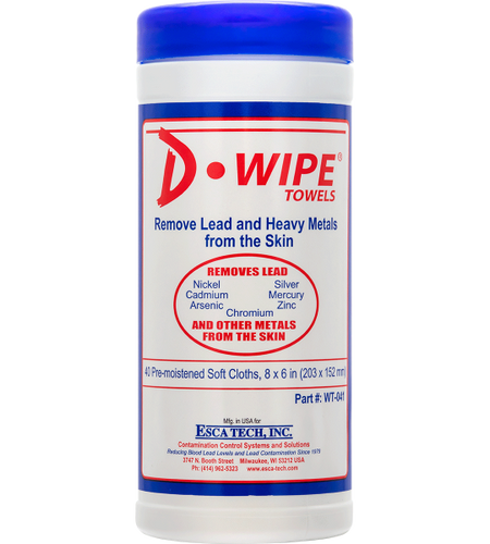 D-lead wipes