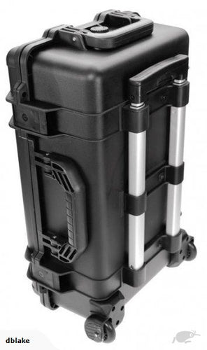Double Alpha CED waterproof case with trolley