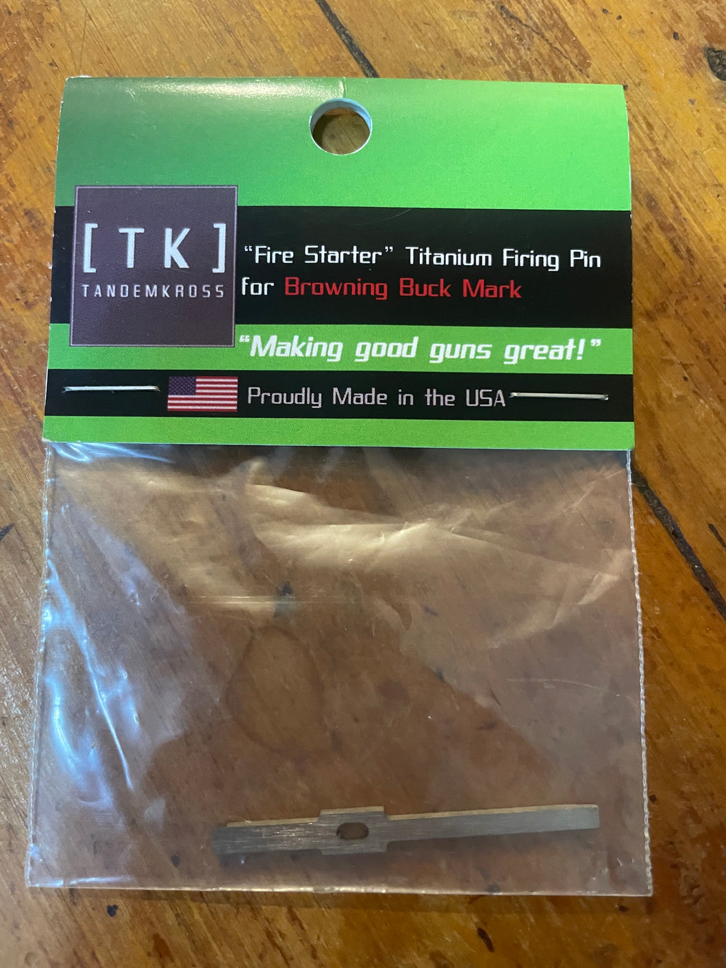 Tandem Kross Titanium firing pin for Buckmark