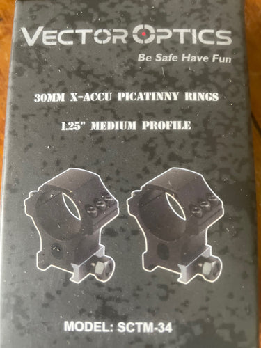 30mm x-Accu tactical rings